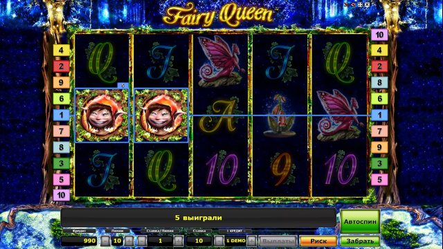 Характеристики слота Fairy Queen 1