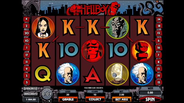 Бонусная игра Hellboy 5