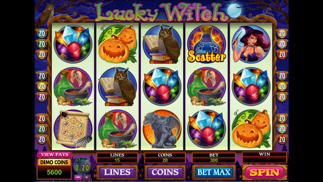 Характеристики слота Lucky Witch 8