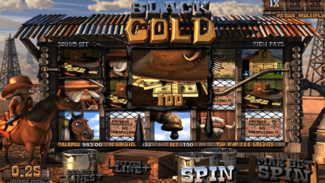 Игровой интерфейс Black Gold 2