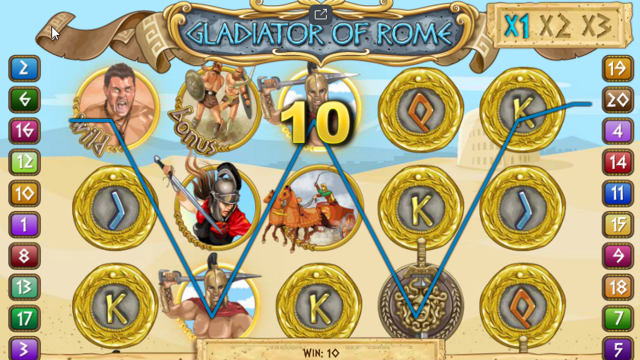 Игровой интерфейс Gladiators Of Rome 7
