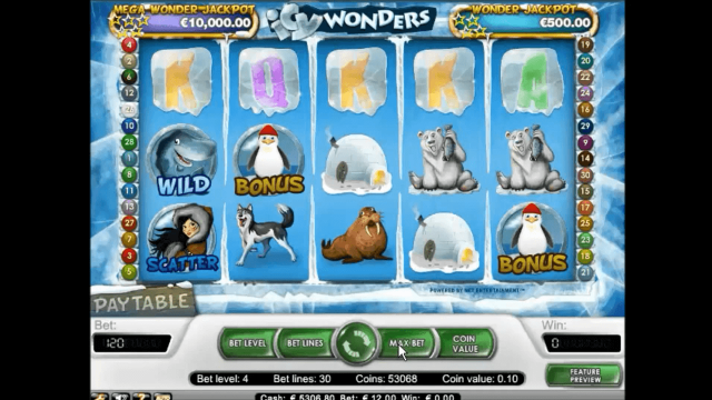 Бонусная игра Icy Wonders 5