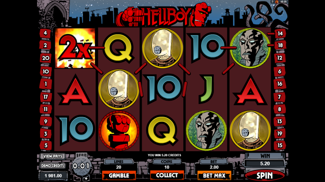 Характеристики слота Hellboy 8