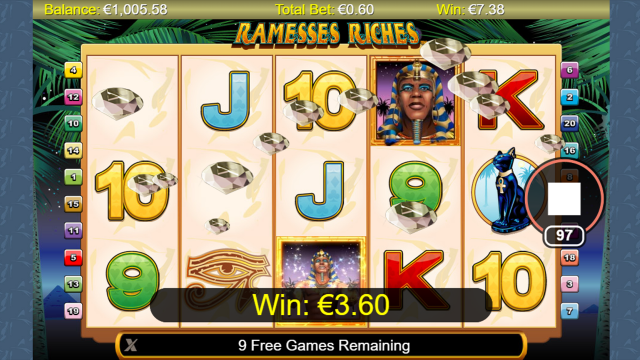 Бонусная игра Ramesses Riches 6