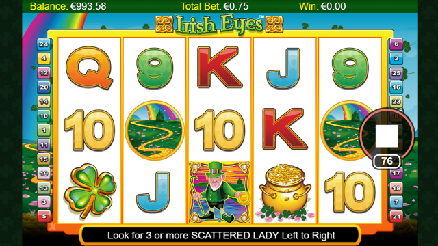 Бонусная игра Irish Eyes 7