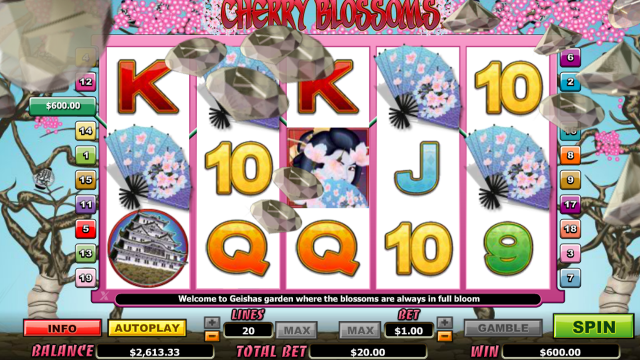 Бонусная игра Cherry Blossoms 9