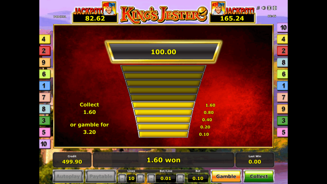 Игровой интерфейс King's Jester 2