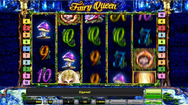 Характеристики слота Fairy Queen 4