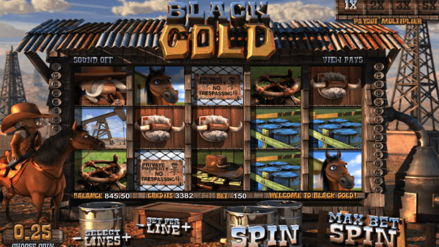 Игровой интерфейс Black Gold 6
