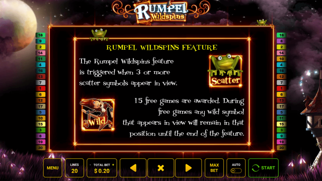 Бонусная игра Rumpel Wildspins 2